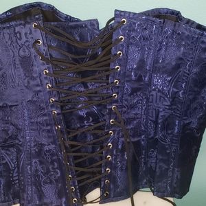 Steel boned corset
